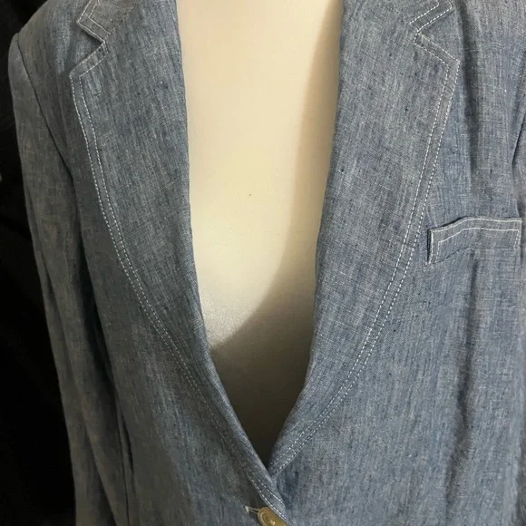 Ralph Lauren Blue Blazer Lightweight Suit Jacket